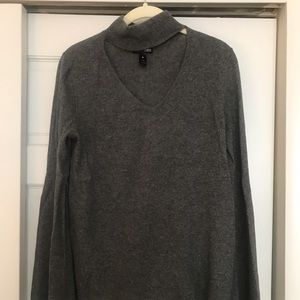 Aqua cashmere sweater